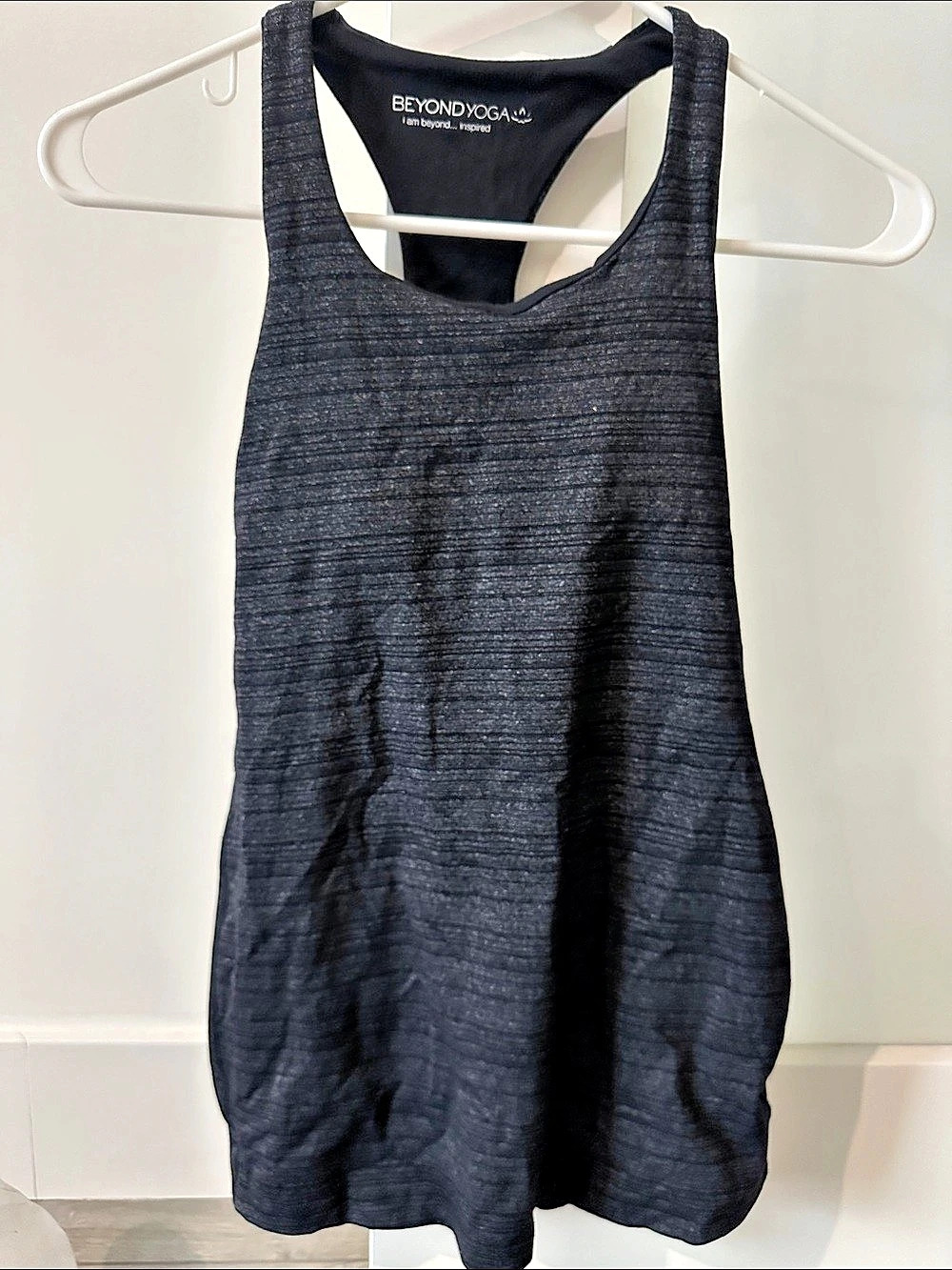 Beyond Yoga Spacedye Slim Racerback Tank Black